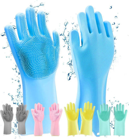 Magic Silicone Dish washing Gloves