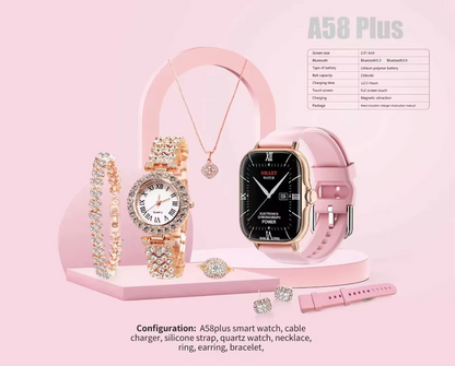 A58 Plus 6 in 1 - Smartwatch