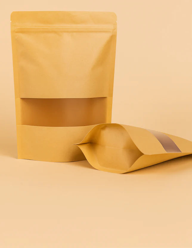 Brown Kraft Zip Lock Standup Pouch