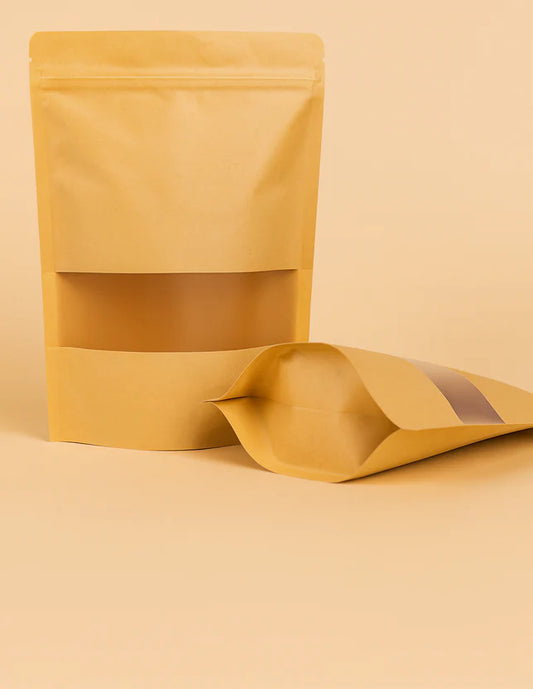 Brown Kraft Zip Lock Standup Pouch
