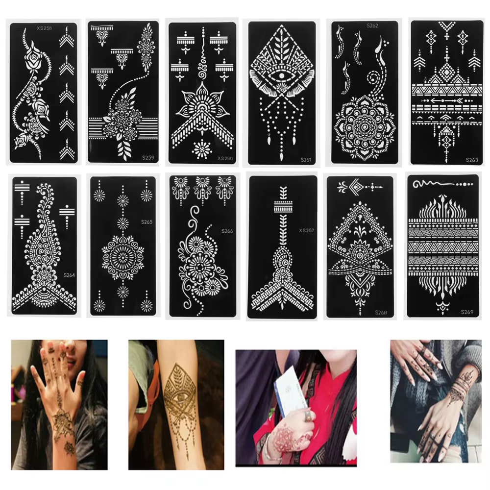 2025 New Professional Henna Stencil
