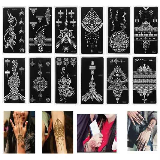 2025 New Professional Henna Stencil