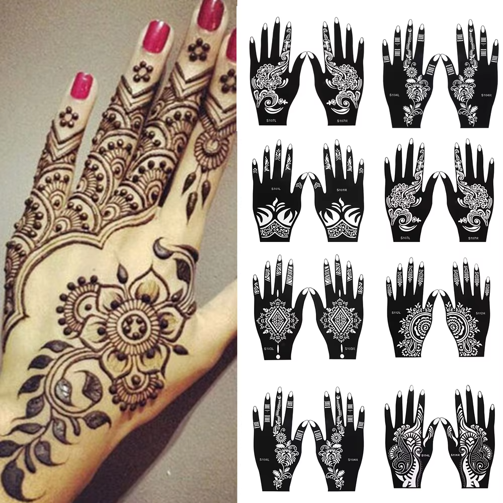 2025 New Professional Henna Stencil